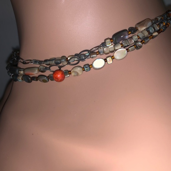 Silpada Vintage Sterling & Coral, Abalone & Shell *FIESTA FUN Necklace - Picture 8 of 14